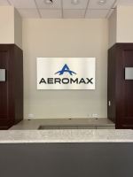 Lobby Reception Signage for Aeromax