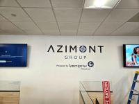 Lobby Signage in Plano TX Completed for Azimont