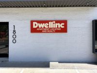 Aluminum wall signage in Dallas TX Completed for Dwell