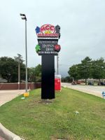 Pylon Sign in Plano, TX for Madness Comics