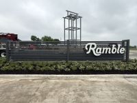 Lighted Commercial Letters for Ramble