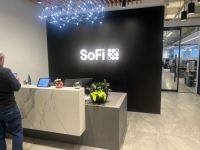 SoFi Lobby Signage